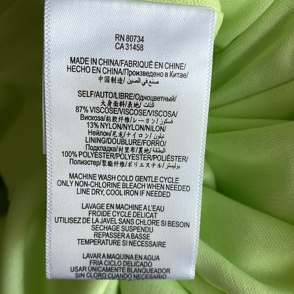 BCBGeneration Melon One Shoulder Ruffled Cocktail… - image 6